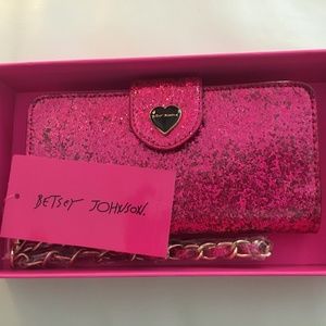 Betsey Johnson Pink Sparkle Wallet